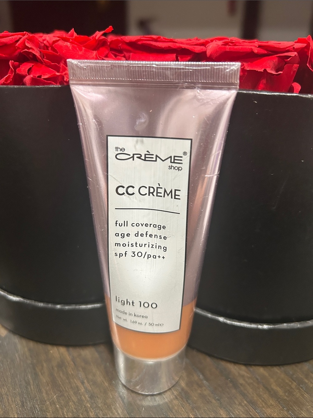 The Crème Shop CC Crème Light 100- Hydrating Full Coverage SPF 30 (Medium)
